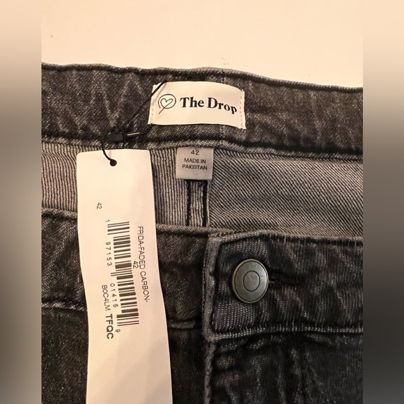 The Drop Size 42 (US 34W) Stone Washed Wide Leg Jeans - Picture 5 of 10